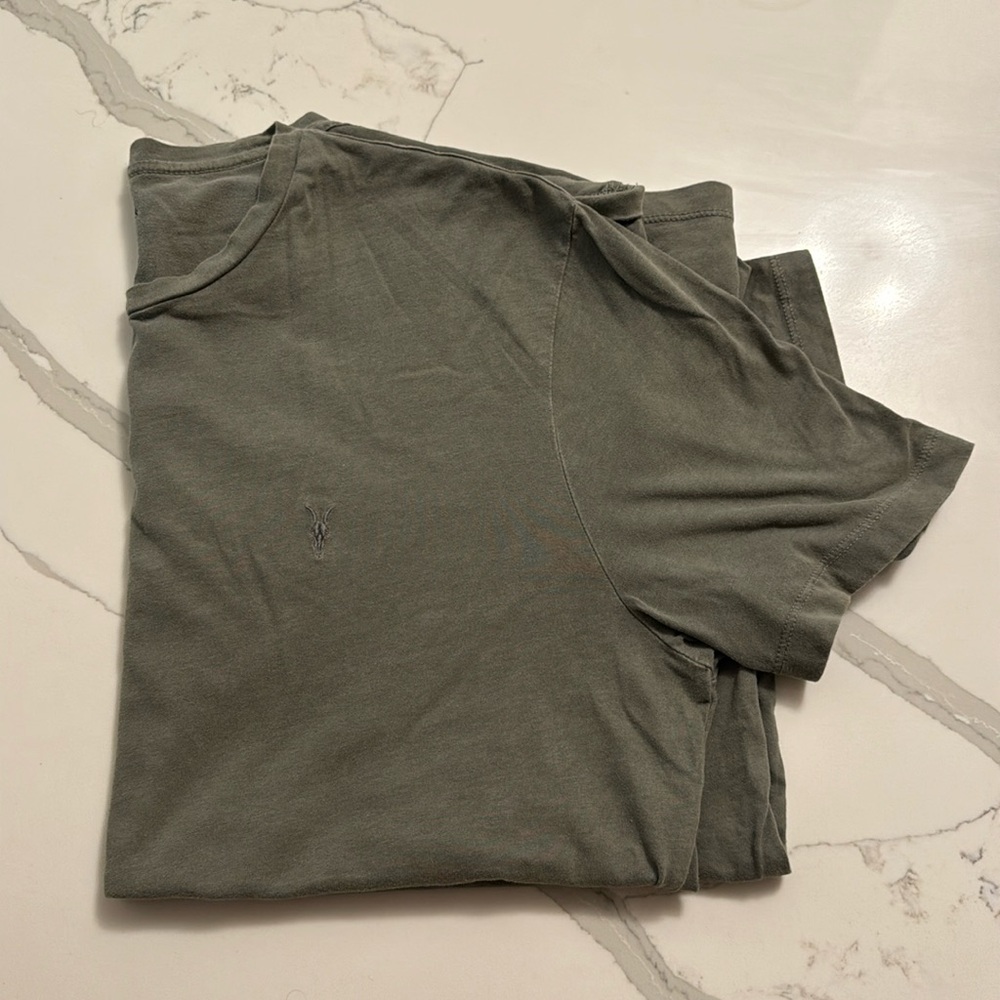 ALLSAINTS green tee shirt Size XL